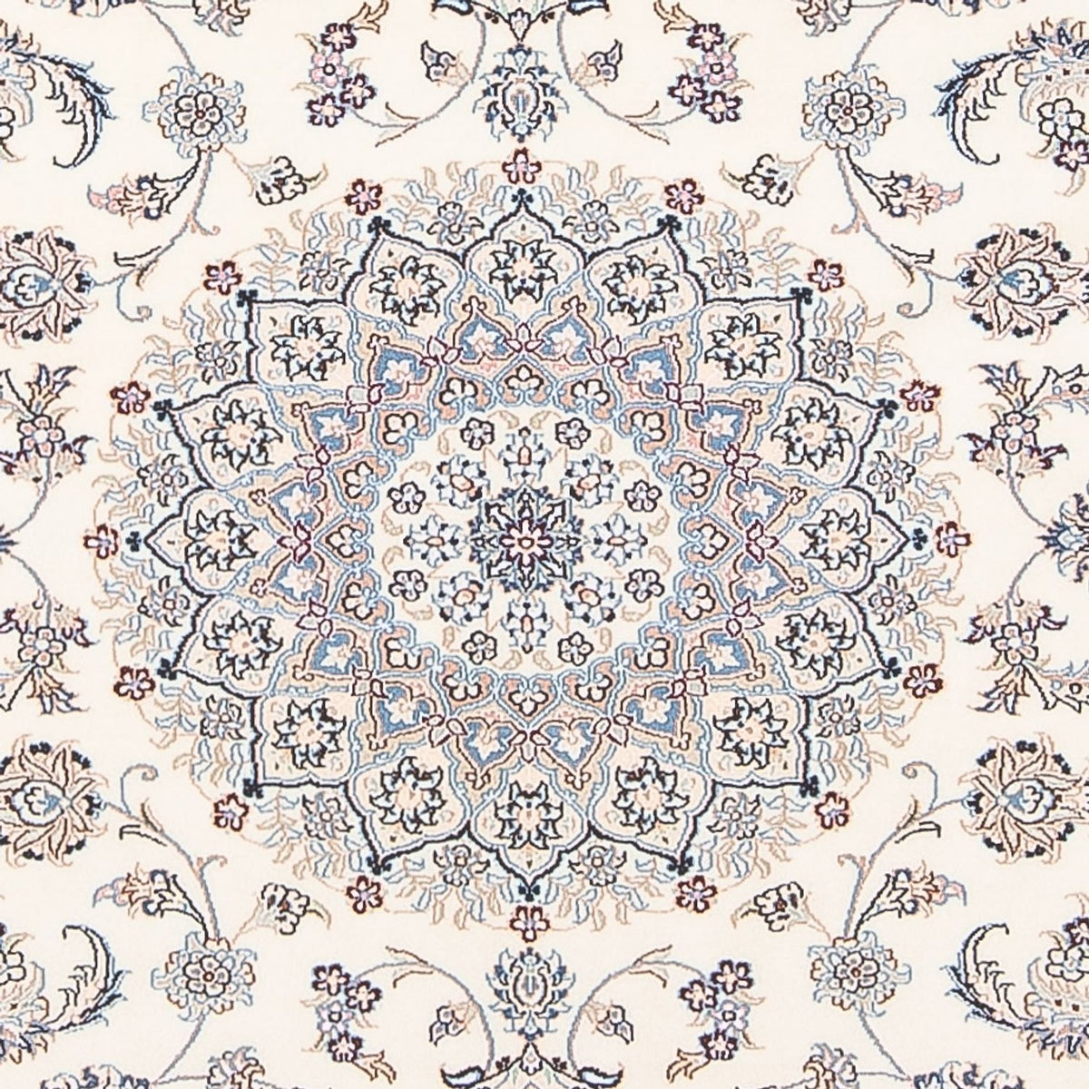 Dywan perski - Nain - Premium - 208 x 130 cm - kremowy