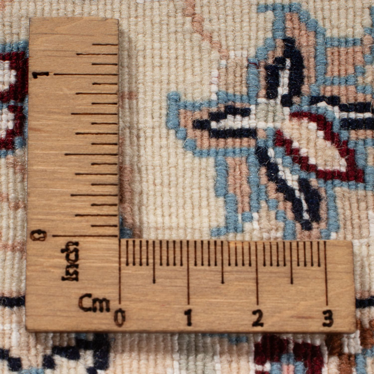 Dywan perski - Nain - Premium - 208 x 130 cm - kremowy