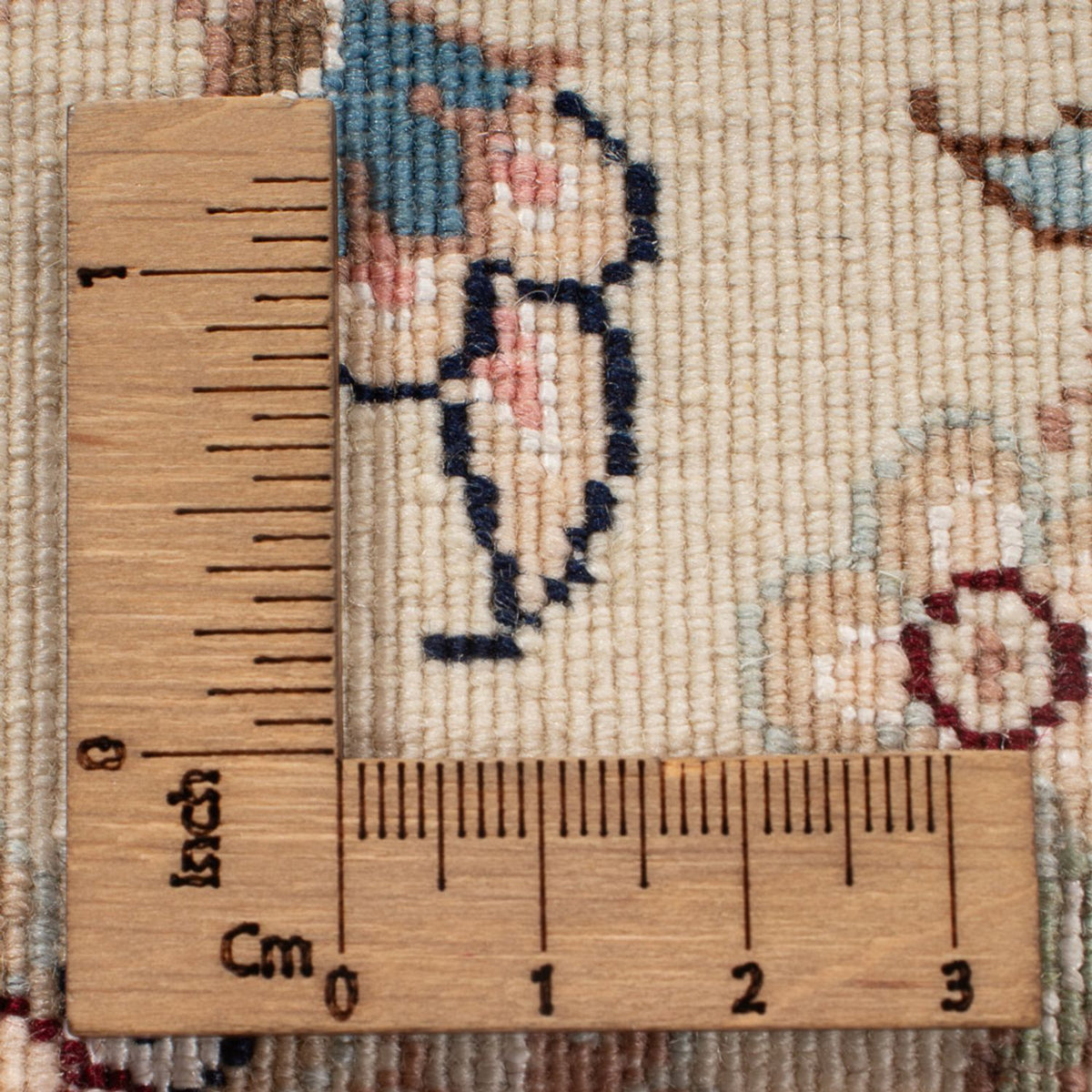 Dywan perski - Nain - Premium - 198 x 132 cm - ciemnoniebieski