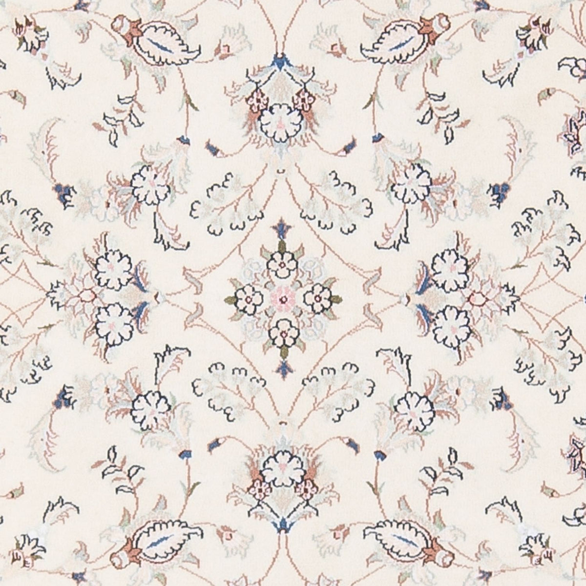 Dywan perski - Nain - Premium - 164 x 110 cm - kremowy