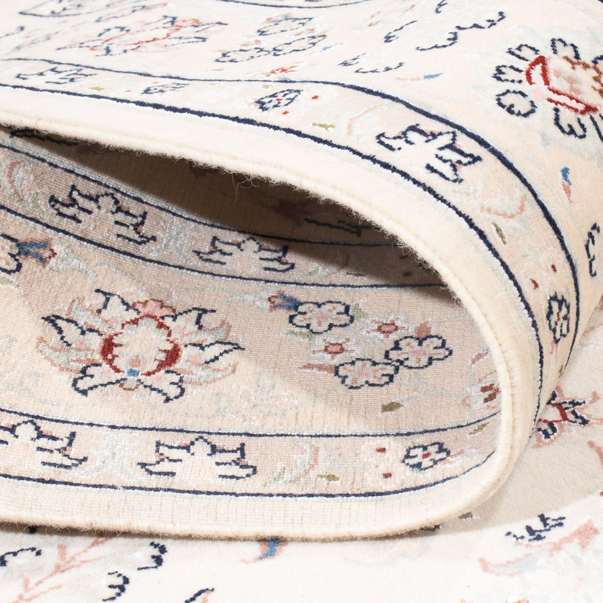 Dywan perski - Nain - Premium - 164 x 110 cm - kremowy