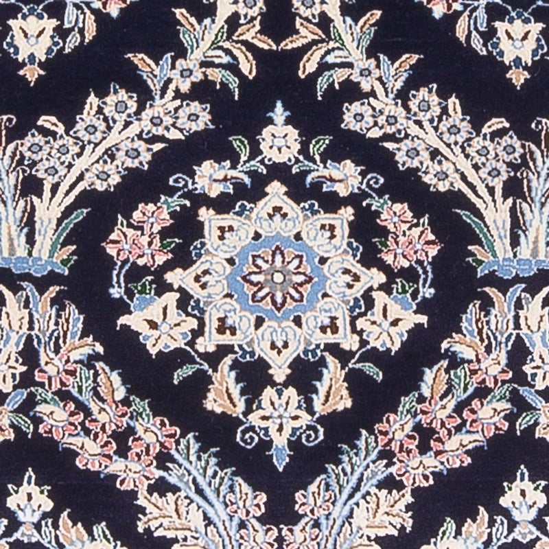 Dywan perski - Nain - Premium - 142 x 98 cm - ciemnoniebieski