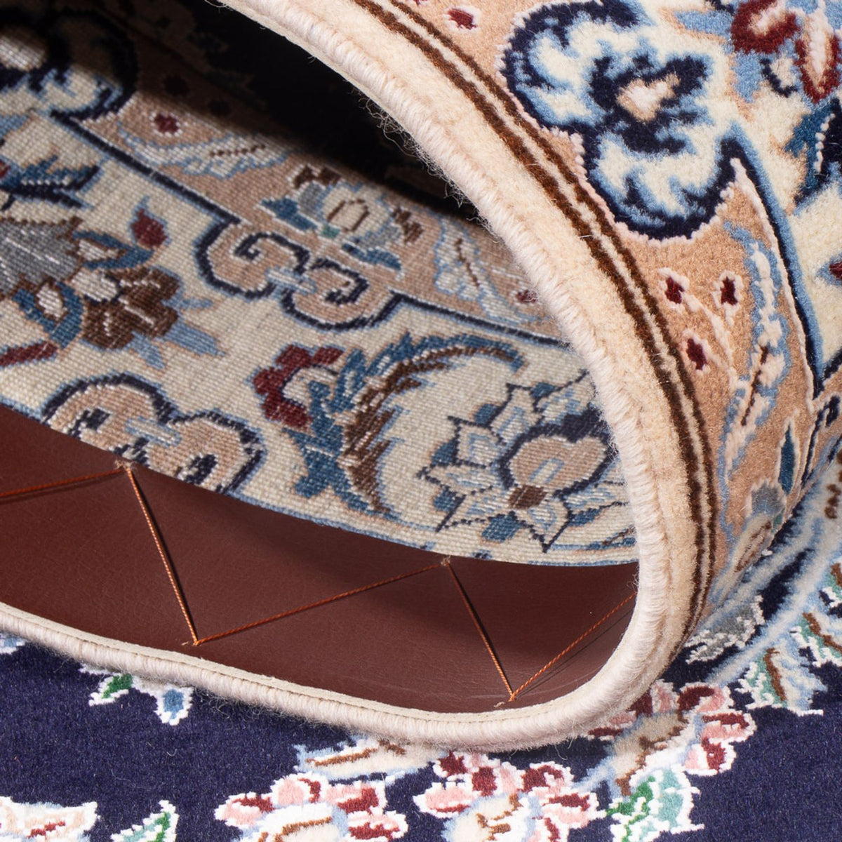 Dywan perski - Nain - Premium - 142 x 98 cm - ciemnoniebieski