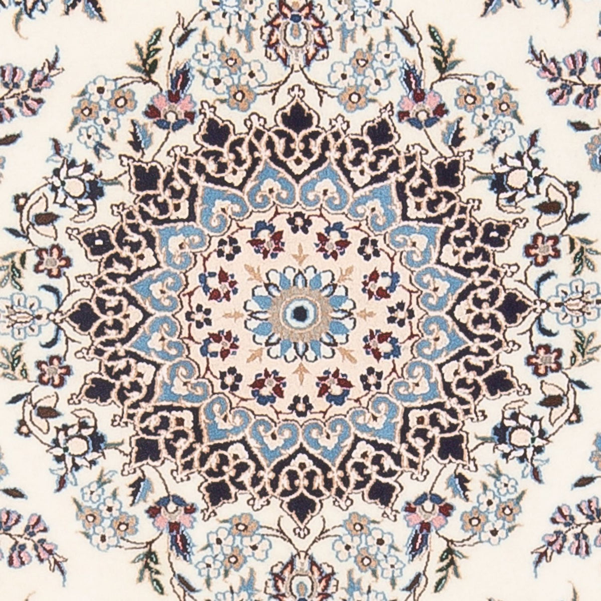 Dywan perski - Nain - Premium - 132 x 98 cm - kremowy