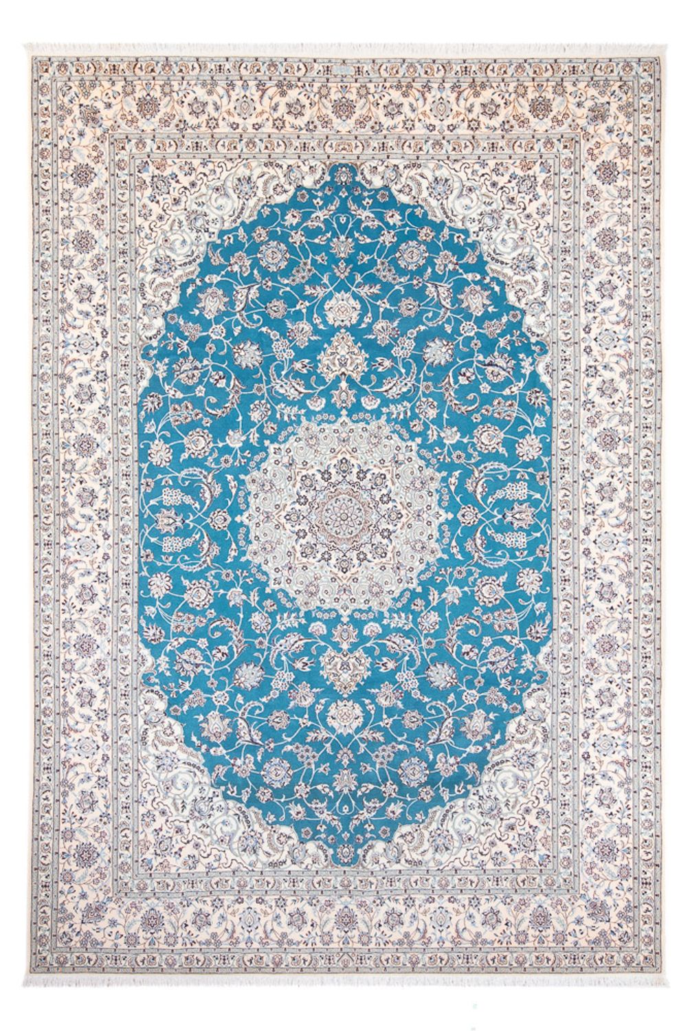 Dywan perski - Nain - Premium - 308 x 208 cm - niebieski