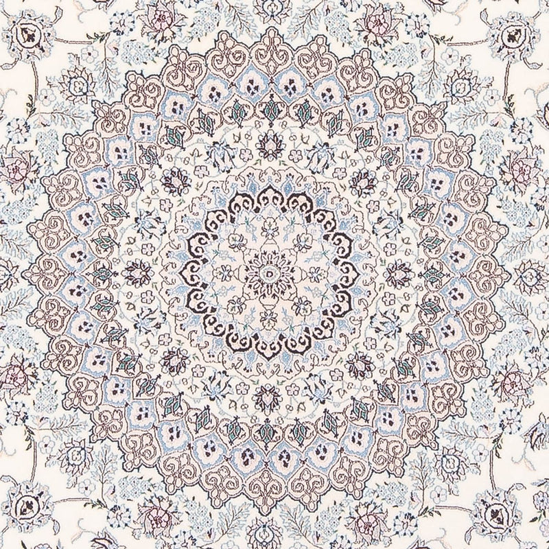 Dywan perski - Nain - Premium okrągły  - 247 x 247 cm - kremowy