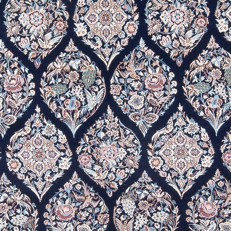 Dywan perski - Nain - Premium - 255 x 204 cm - ciemnoniebieski