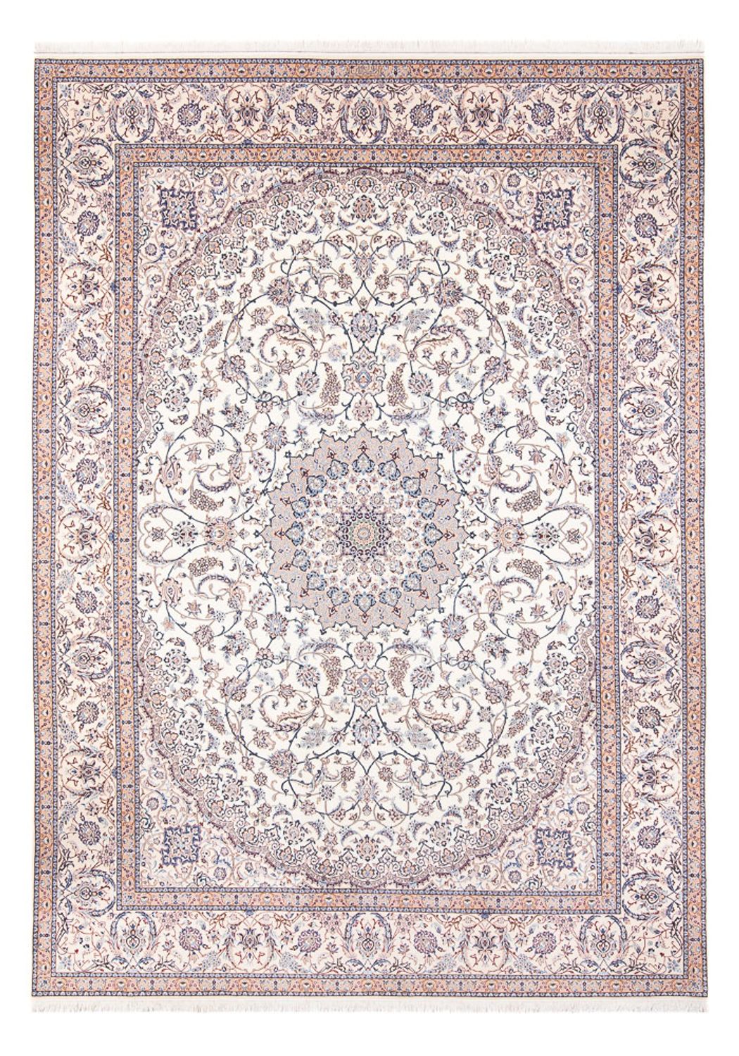 Dywan perski - Nain - Premium - 347 x 252 cm - kremowy