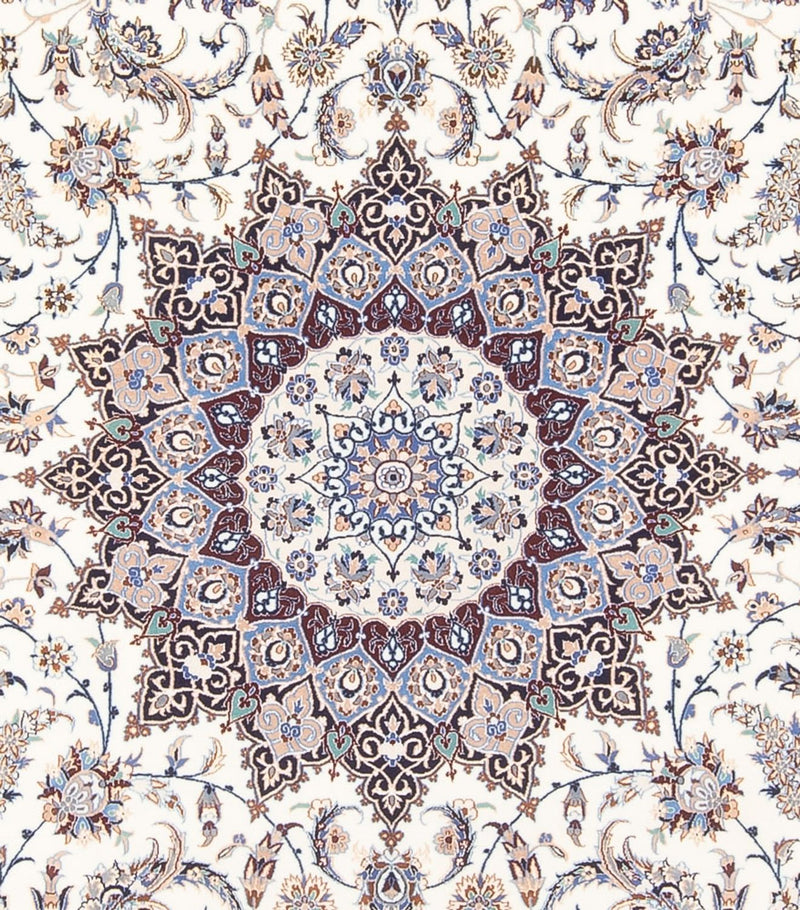 Dywan perski - Nain - Premium kwadratowy  - 308 x 308 cm - kremowy
