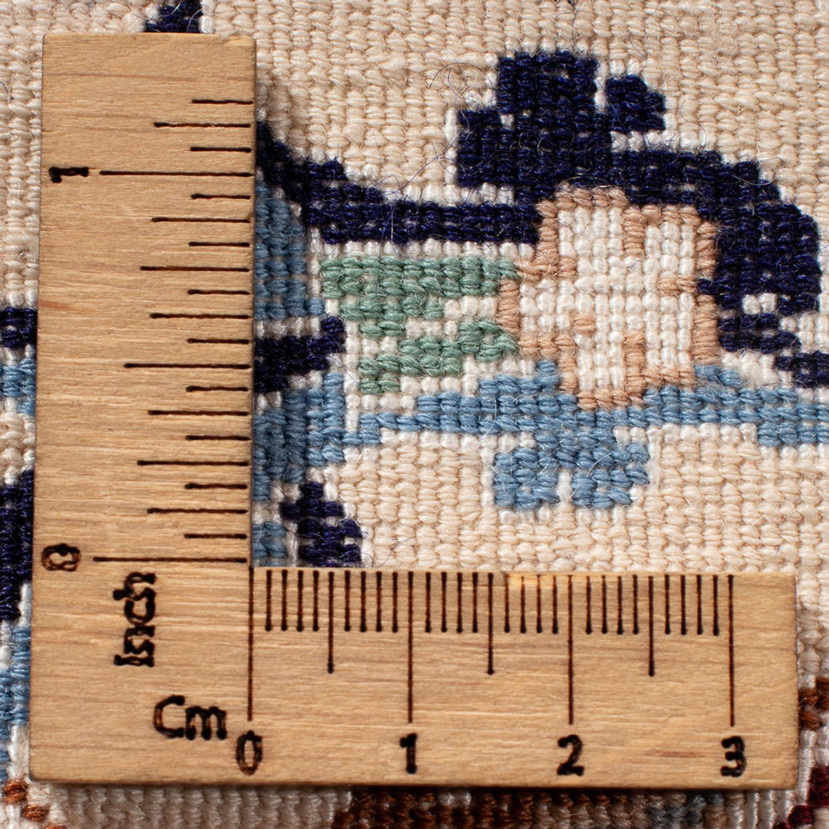 Dywan perski - Nain - Premium kwadratowy  - 308 x 308 cm - kremowy