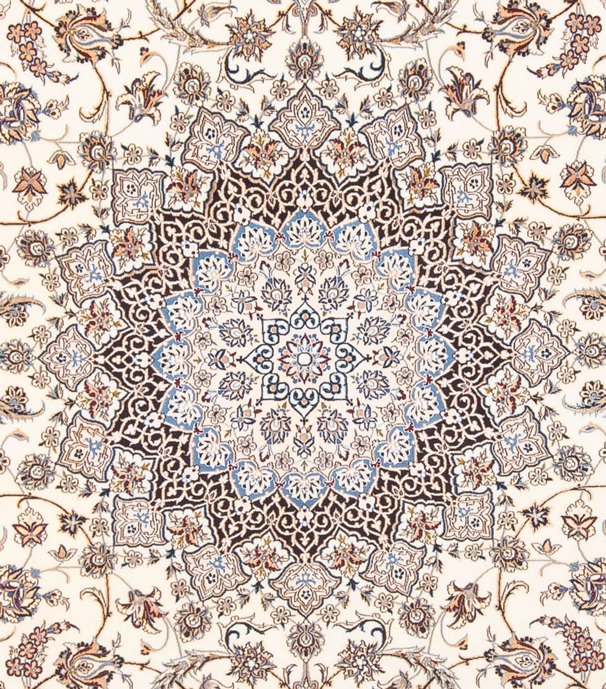 Dywan perski - Nain - Premium - 373 x 262 cm - kremowy