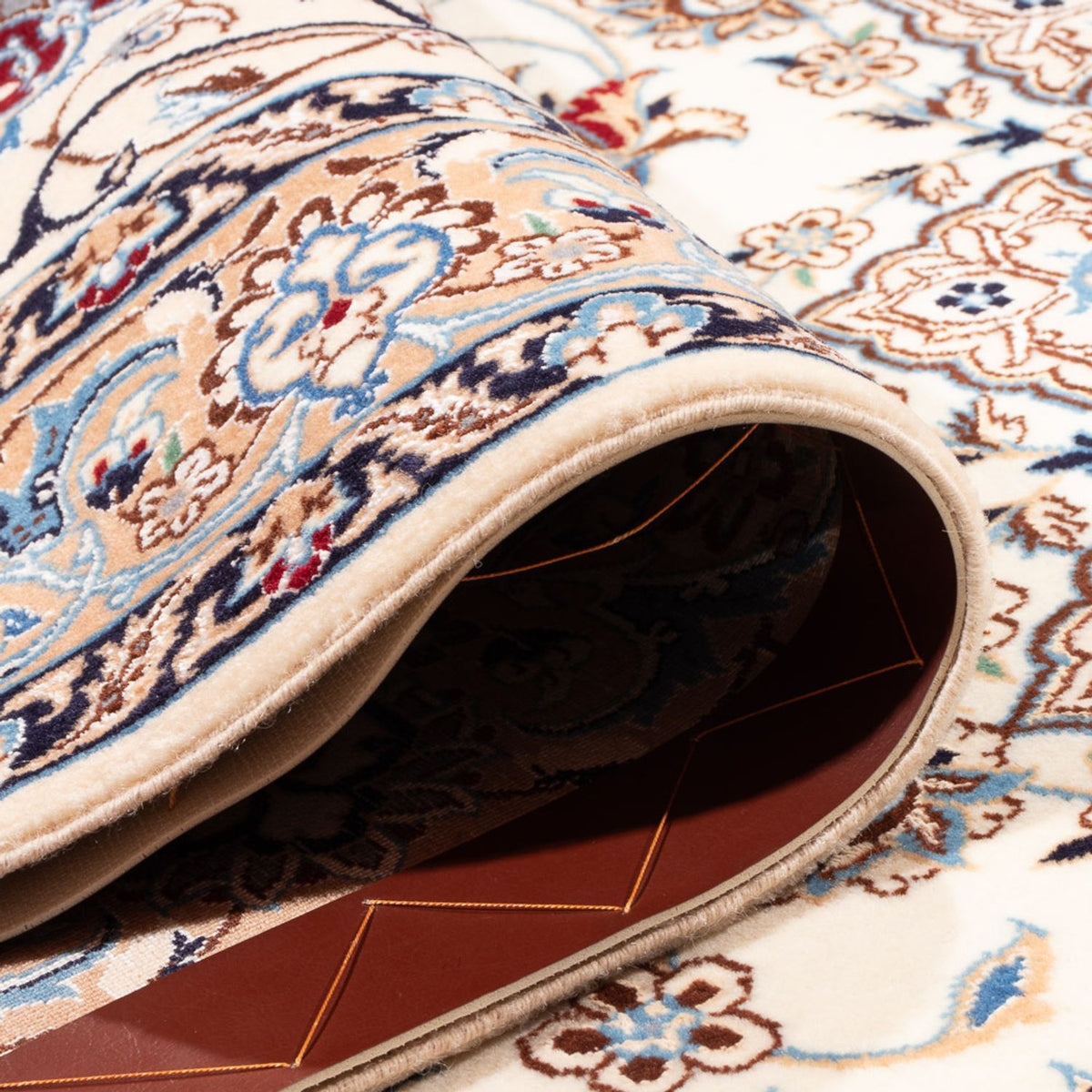 Dywan perski - Nain - Premium - 373 x 262 cm - kremowy