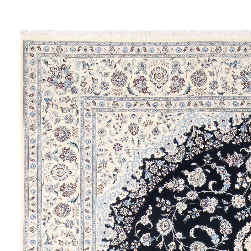 Dywan perski - Nain - Premium - 345 x 252 cm - ciemnoniebieski