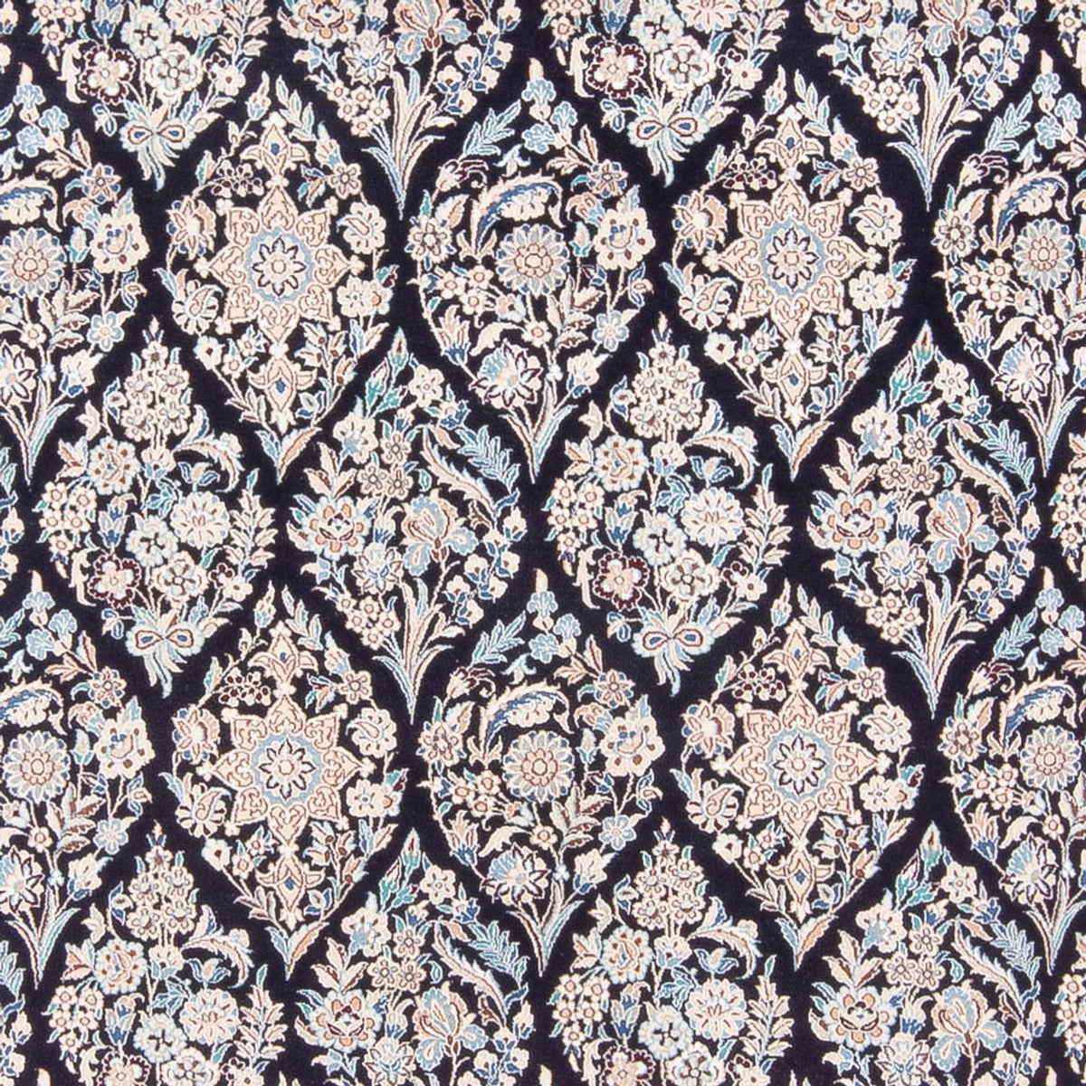 Dywan perski - Nain - Premium - 302 x 200 cm - ciemnoniebieski