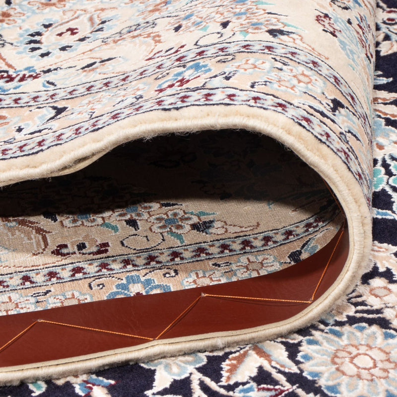 Dywan perski - Nain - Premium - 302 x 200 cm - ciemnoniebieski