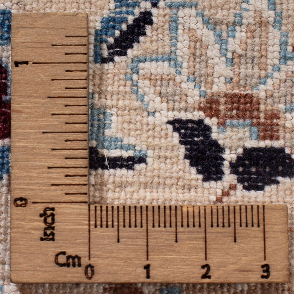 Dywan perski - Nain - Premium - 302 x 200 cm - ciemnoniebieski