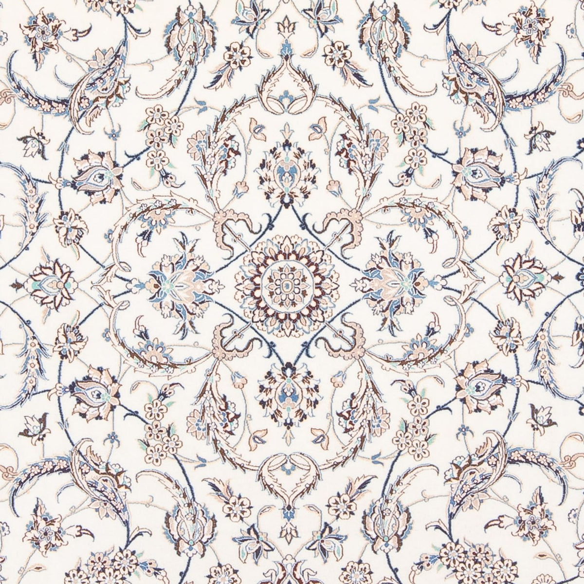 Dywan perski - Nain - Premium - 310 x 213 cm - kremowy