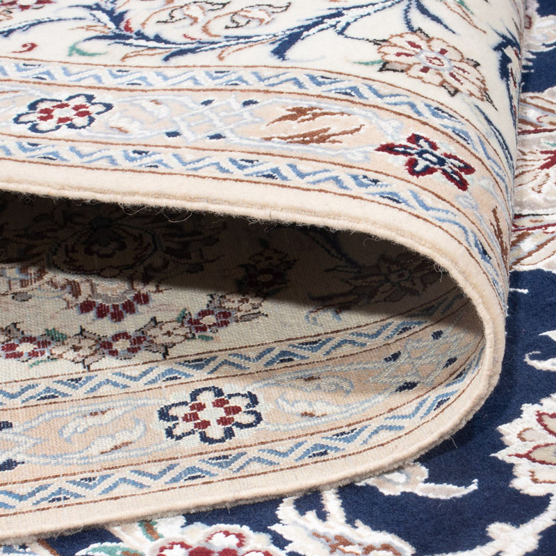 Dywan perski - Nain - Premium - 298 x 195 cm - ciemnoniebieski