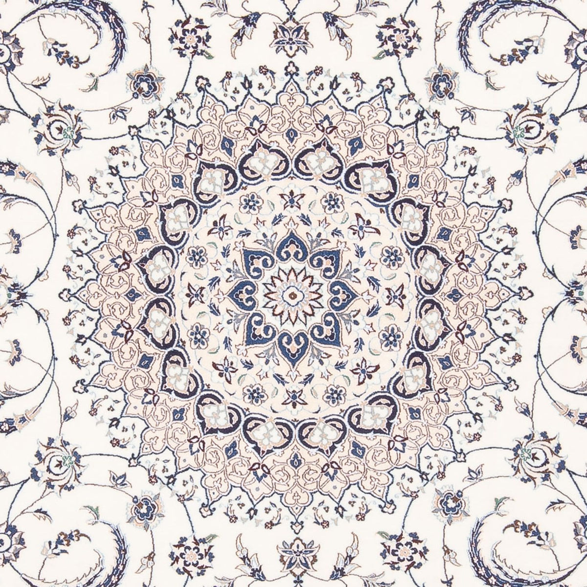 Dywan perski - Nain - Premium - 312 x 204 cm - kremowy