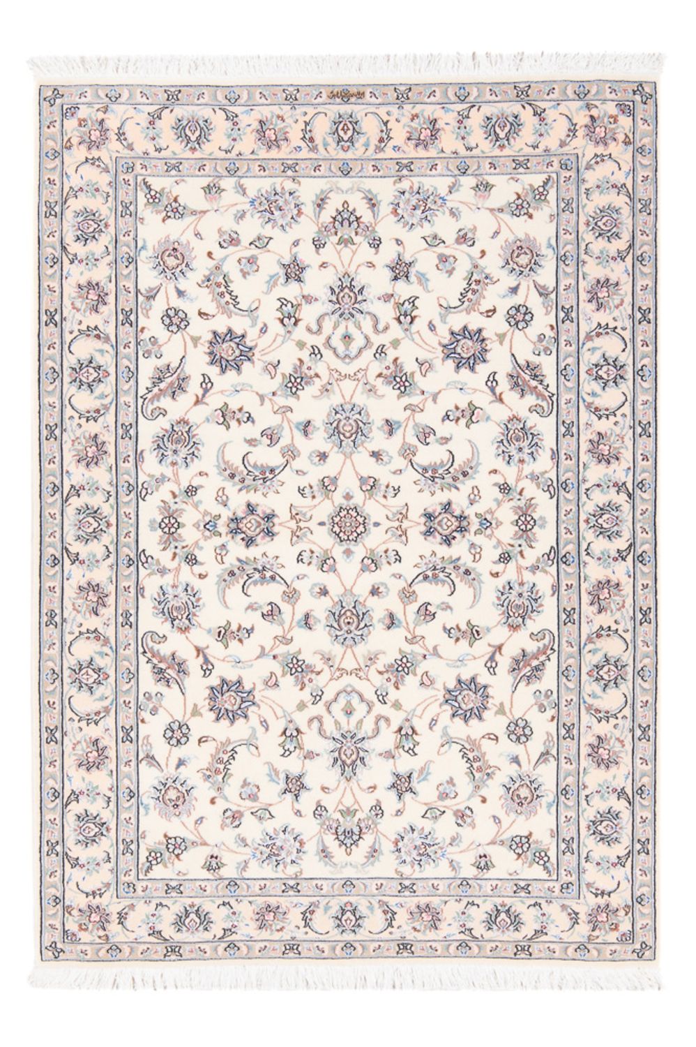 Dywan perski - Nain - Premium - 150 x 102 cm - kremowy