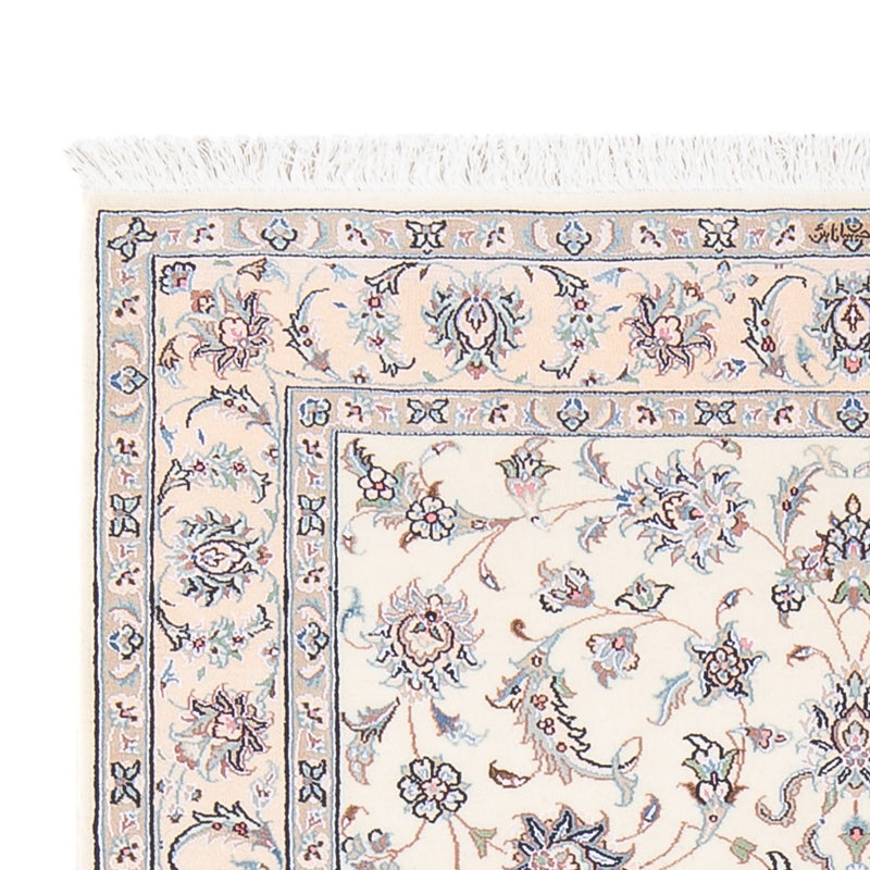 Dywan perski - Nain - Premium - 150 x 102 cm - kremowy