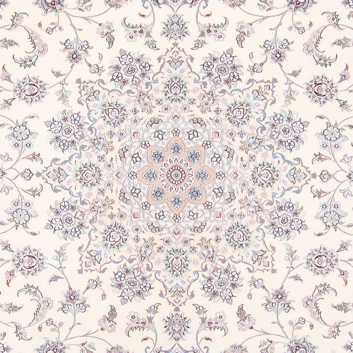 Dywan perski - Nain - Premium - 302 x 200 cm - kremowy