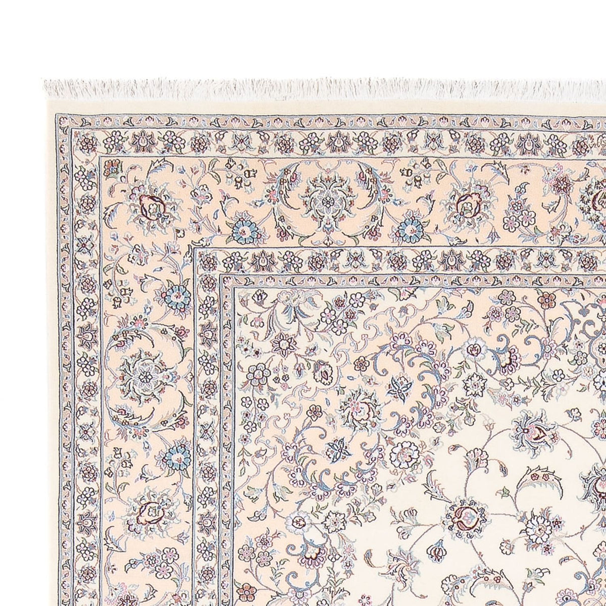 Dywan perski - Nain - Premium - 302 x 200 cm - kremowy