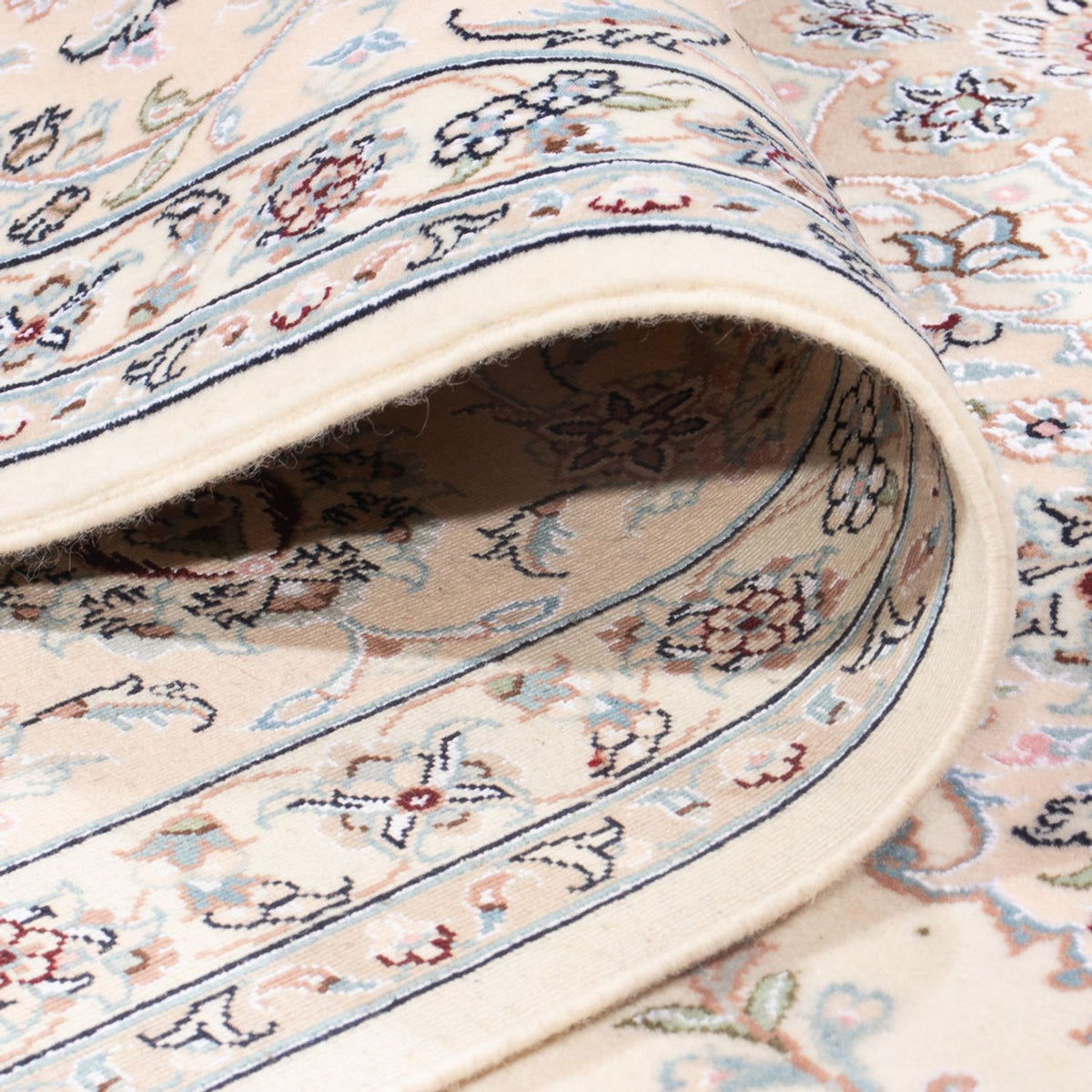 Dywan perski - Nain - Premium - 302 x 200 cm - kremowy