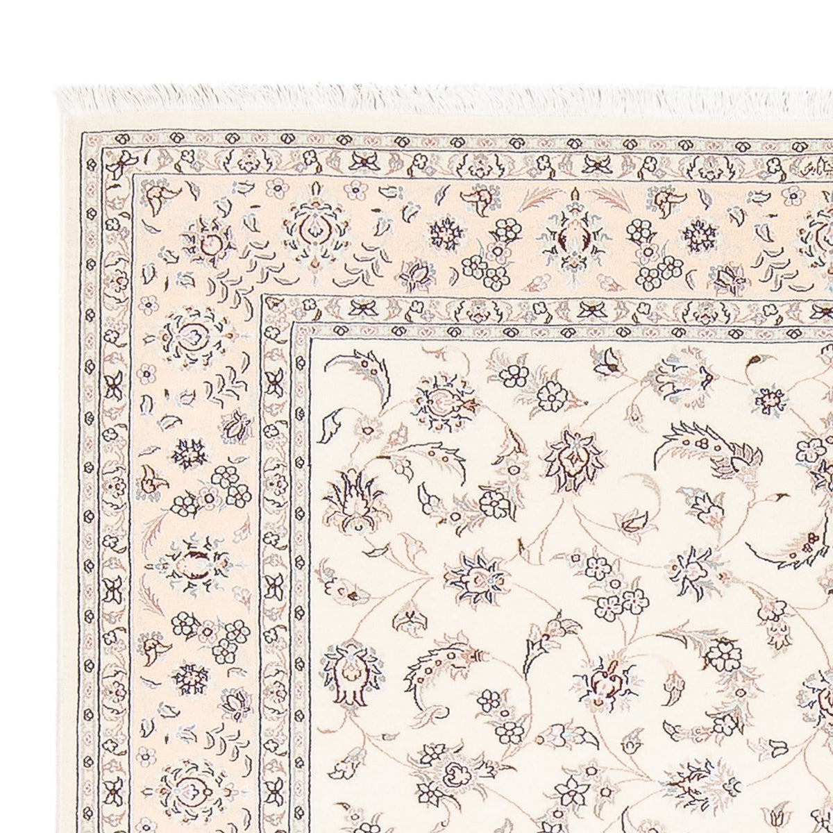 Dywan perski - Nain - Premium - 198 x 150 cm - kremowy