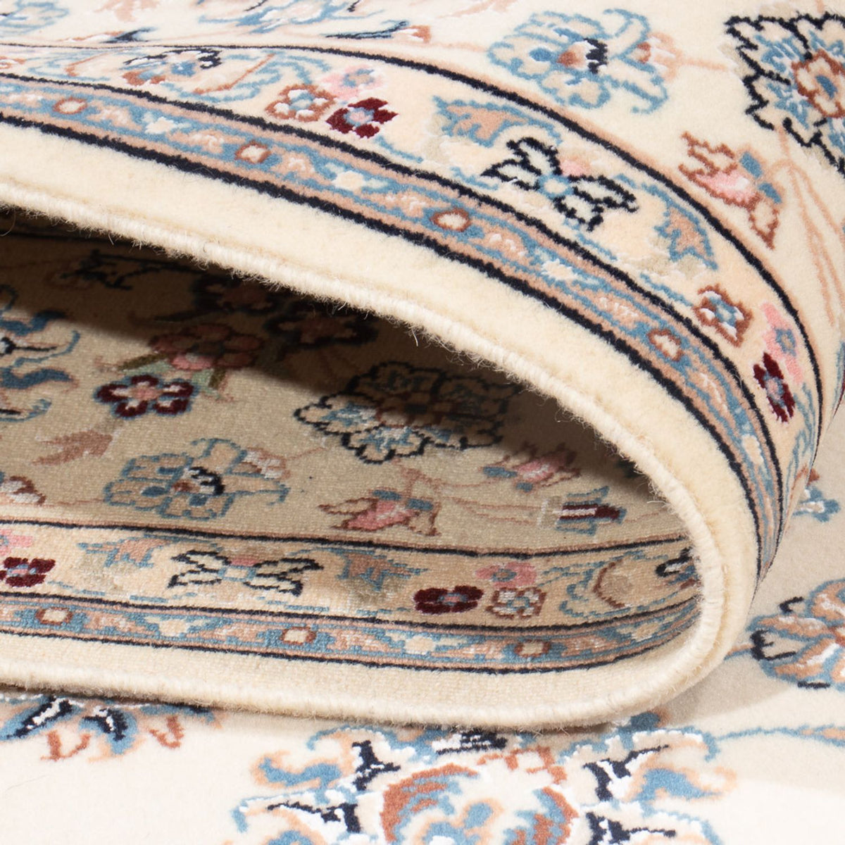 Dywan perski - Nain - Premium - 205 x 135 cm - kremowy