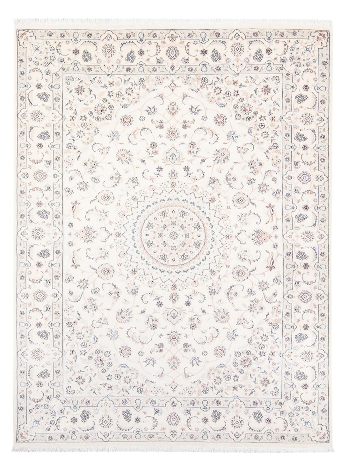 Dywan perski - Nain - Premium - 236 x 170 cm - kremowy