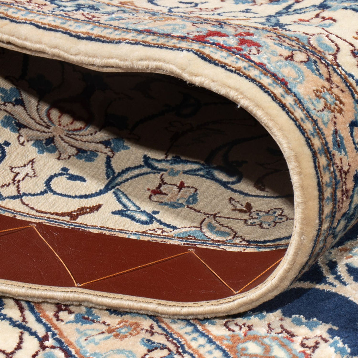 Dywan perski - Nain - Premium - 240 x 165 cm - ciemnoniebieski