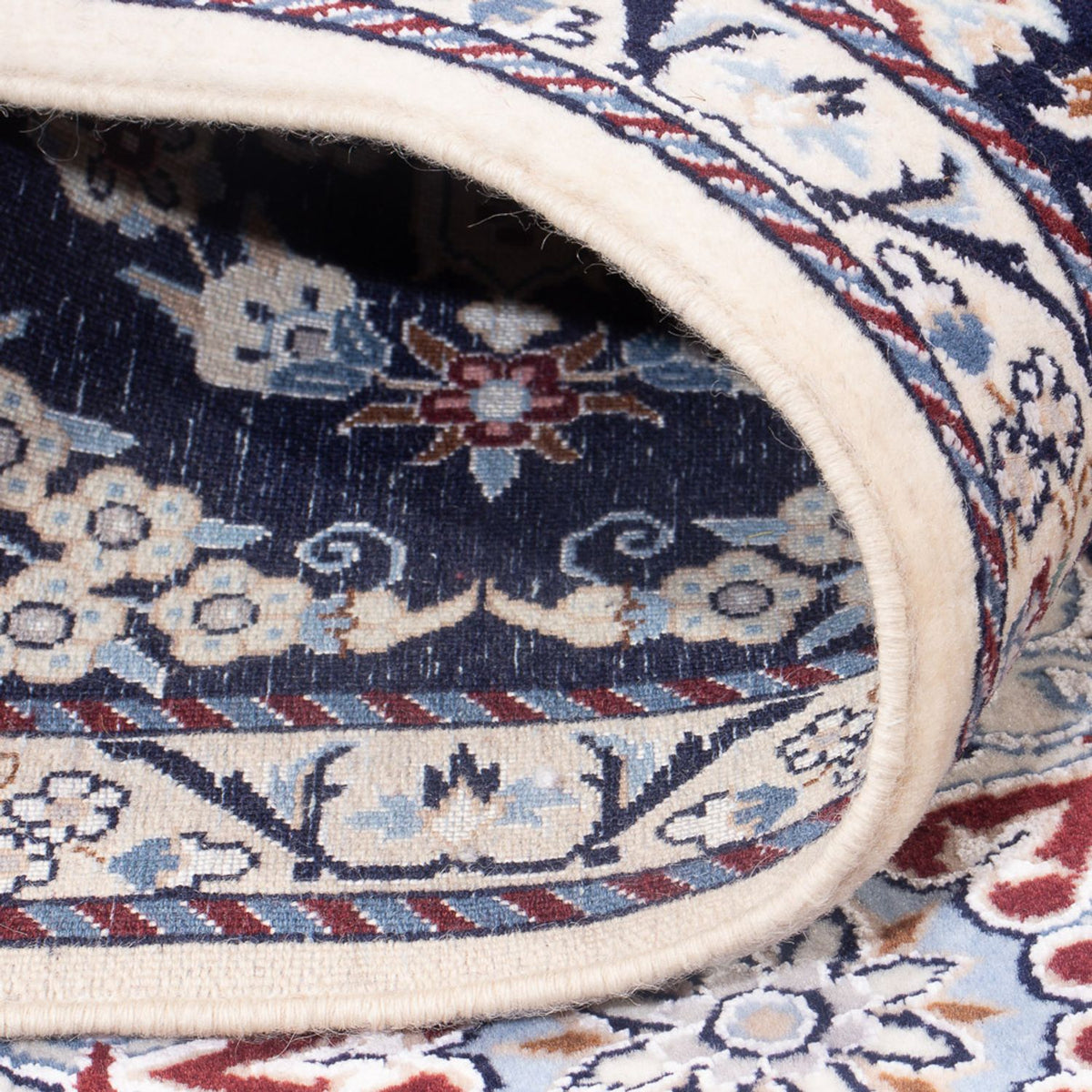 Biegacz Dywan perski - Nain - Premium - 188 x 58 cm - ciemnoniebieski