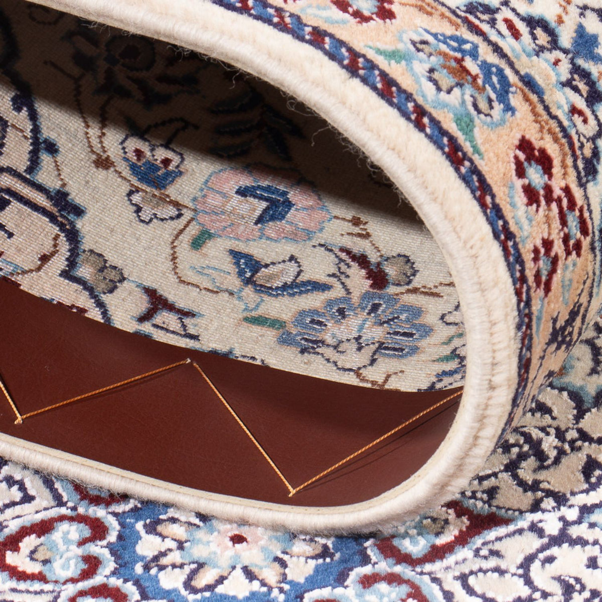 Biegacz Dywan perski - Nain - Premium - 147 x 48 cm - kremowy