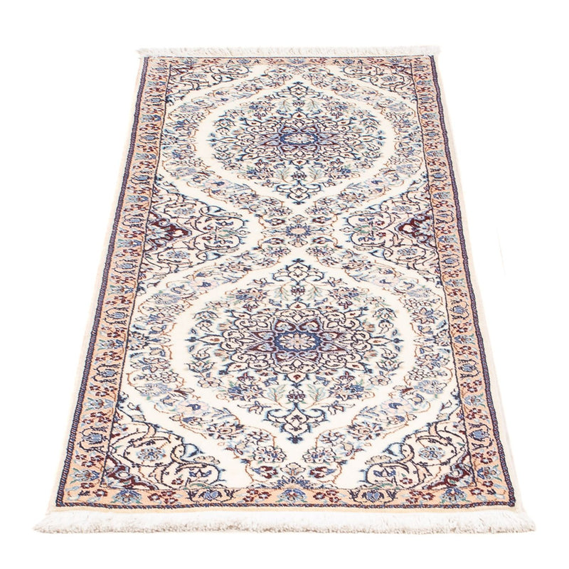 Biegacz Dywan perski - Nain - Premium - 147 x 48 cm - kremowy