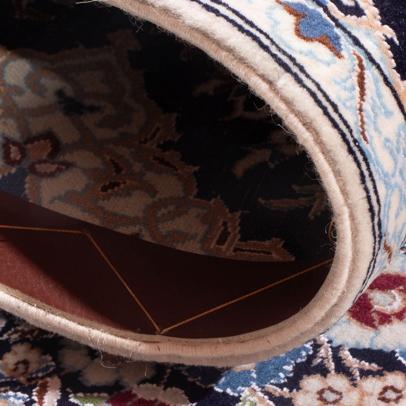 Biegacz Dywan perski - Nain - Premium - 215 x 33 cm - ciemnoniebieski