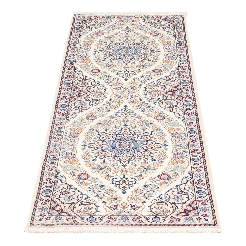 Biegacz Dywan perski - Nain - Premium - 156 x 48 cm - kremowy
