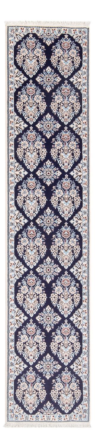 Biegacz Dywan perski - Nain - Premium - 210 x 48 cm - ciemnoniebieski