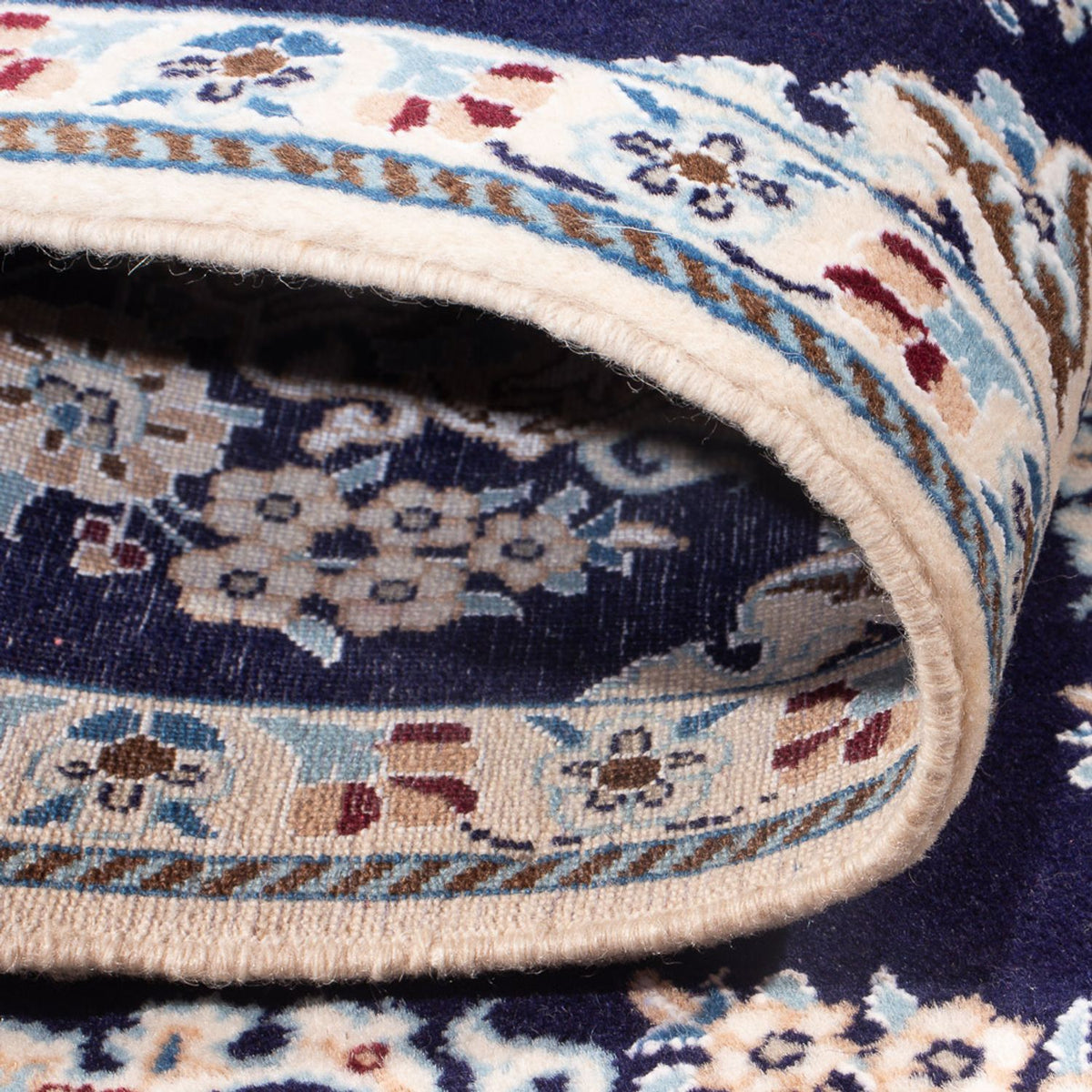 Biegacz Dywan perski - Nain - Premium - 210 x 48 cm - ciemnoniebieski