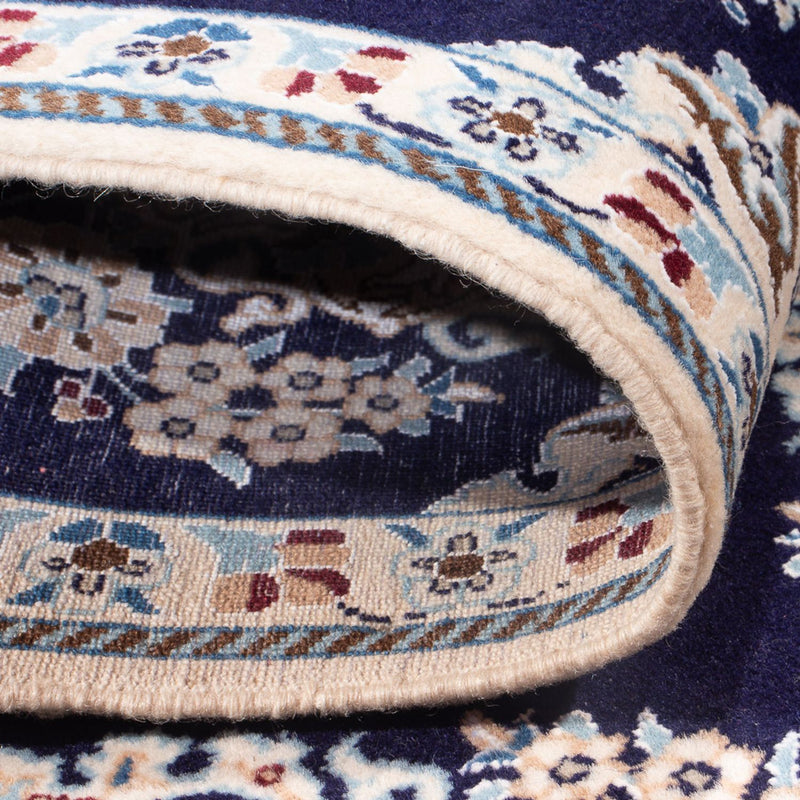 Biegacz Dywan perski - Nain - Premium - 210 x 48 cm - ciemnoniebieski