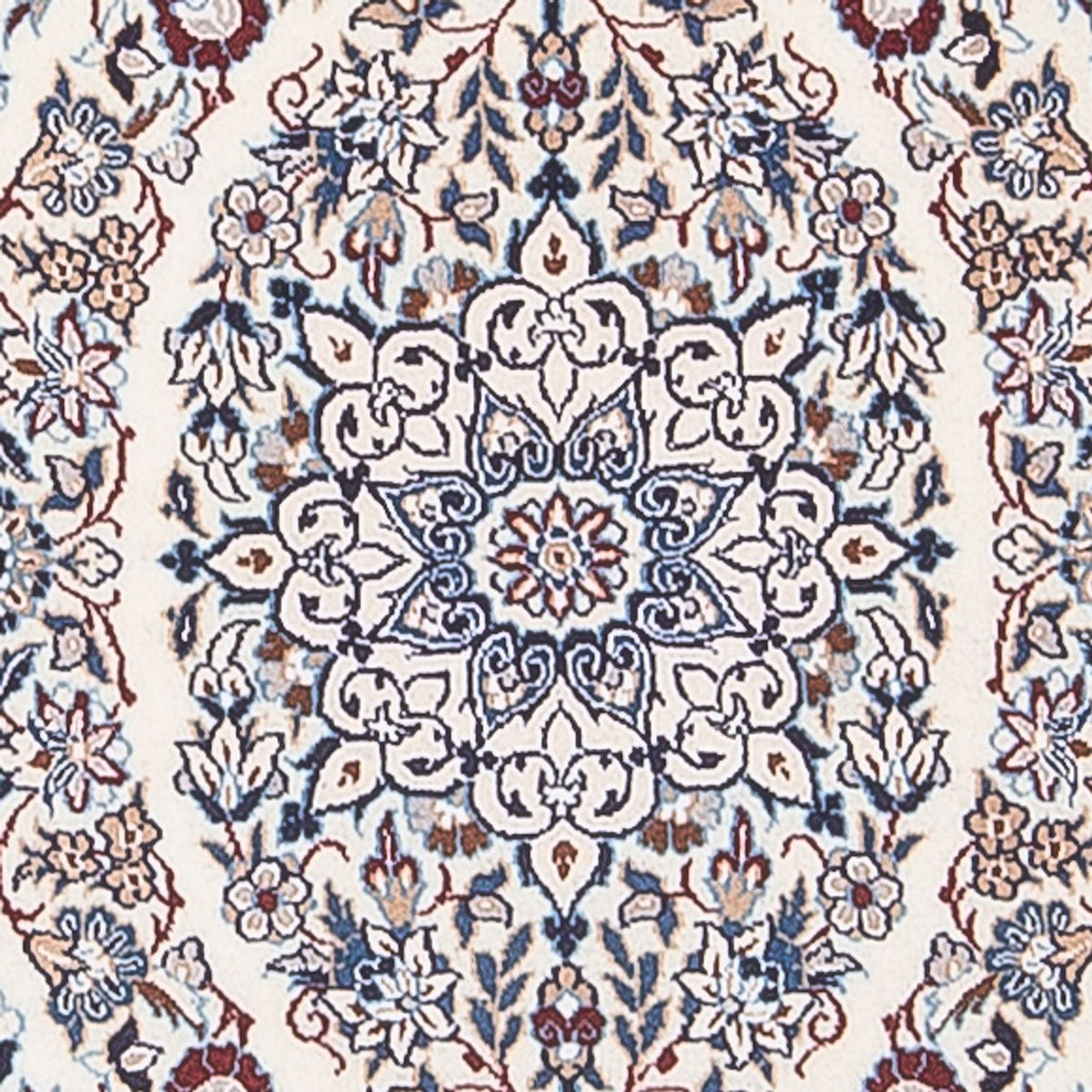 Biegacz Dywan perski - Nain - Premium - 209 x 49 cm - ciemny beż