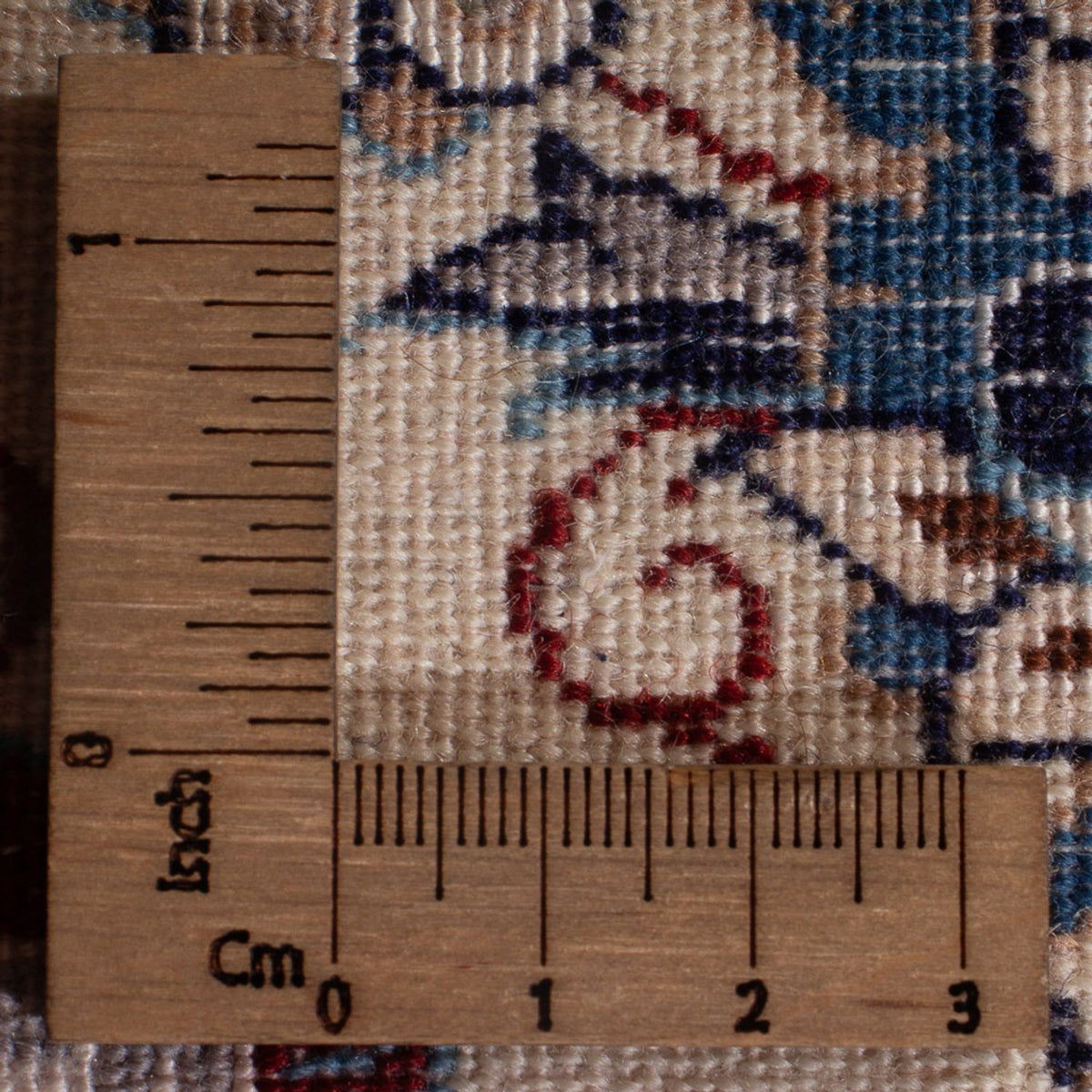 Biegacz Dywan perski - Nain - Premium - 209 x 49 cm - ciemny beż