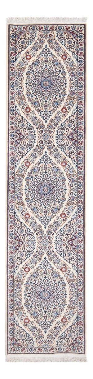 Biegacz Dywan perski - Nain - Premium - 220 x 57 cm - ciemny beż