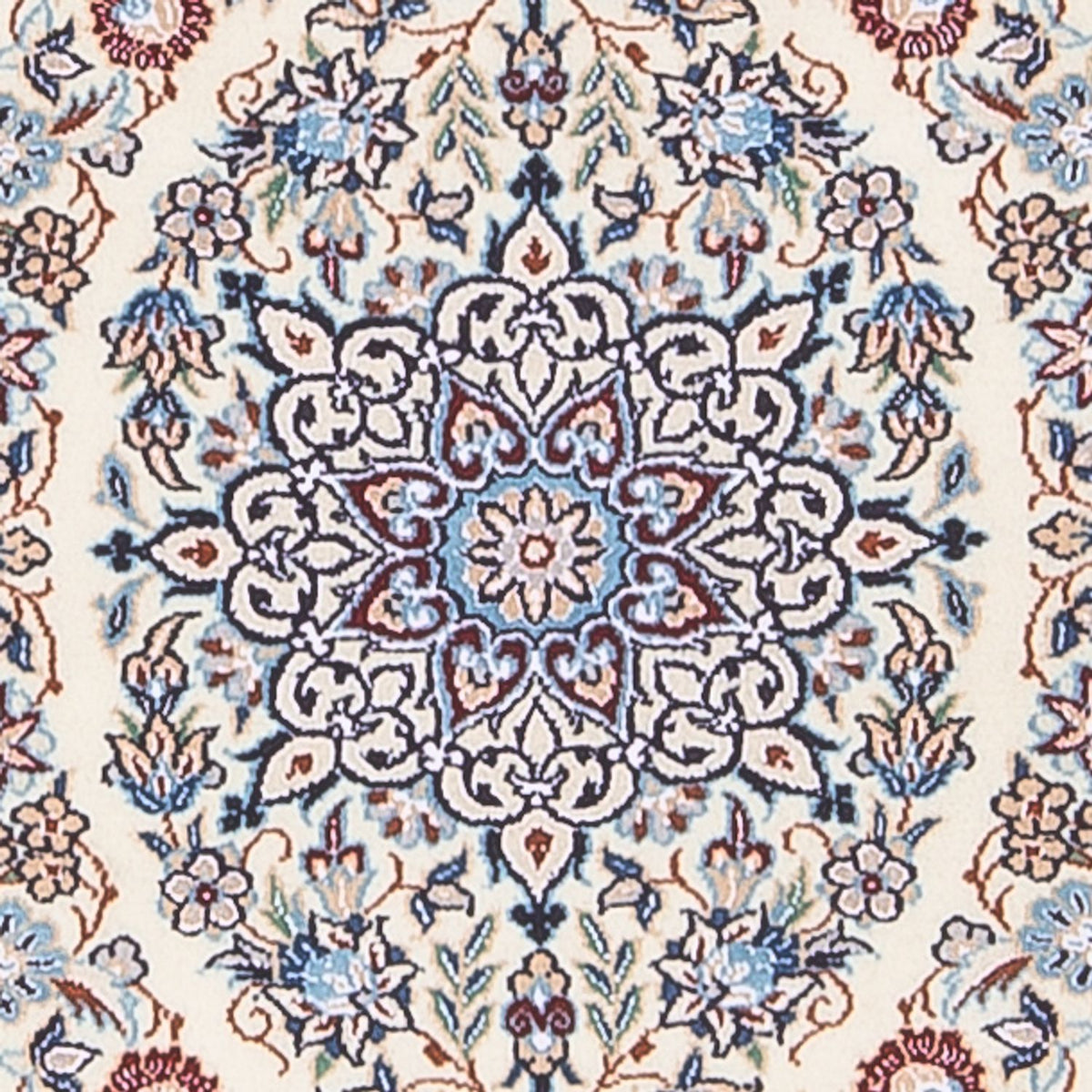 Biegacz Dywan perski - Nain - Premium - 220 x 57 cm - ciemny beż