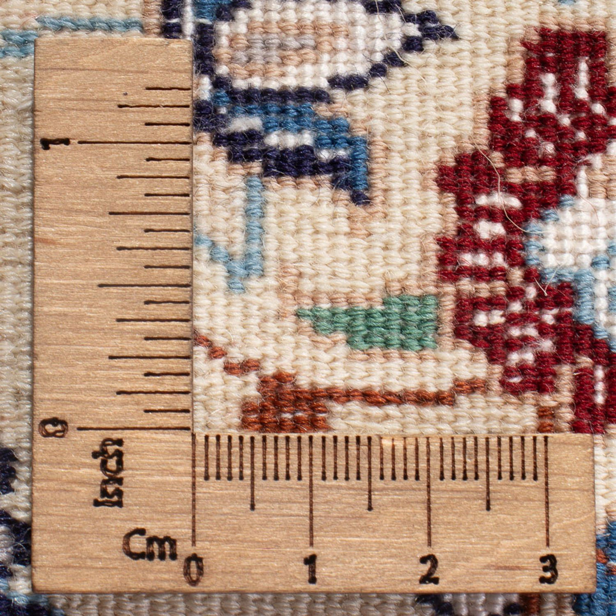 Biegacz Dywan perski - Nain - Premium - 220 x 57 cm - ciemny beż