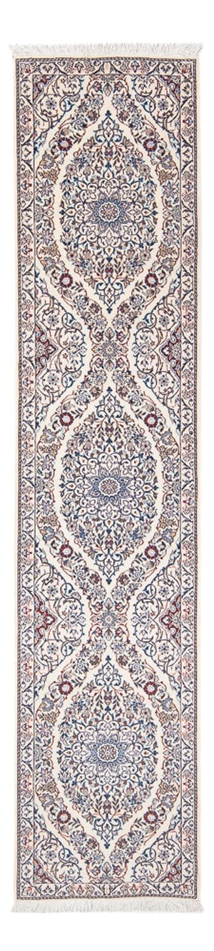 Biegacz Dywan perski - Nain - Premium - 208 x 49 cm - ciemny beż