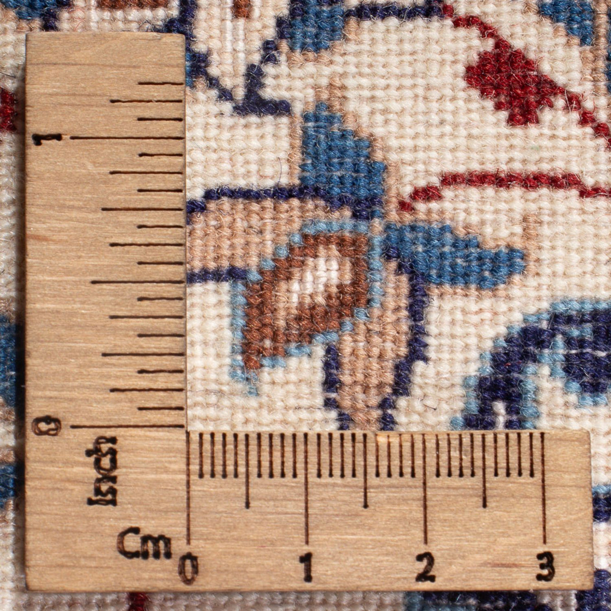 Biegacz Dywan perski - Nain - Premium - 208 x 49 cm - ciemny beż