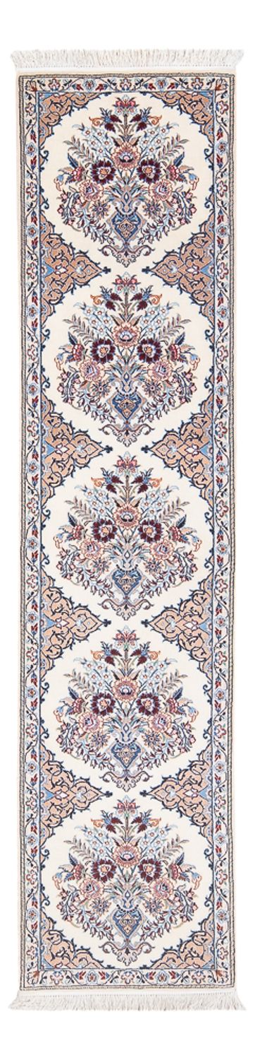Biegacz Dywan perski - Nain - Premium - 204 x 50 cm - kremowy