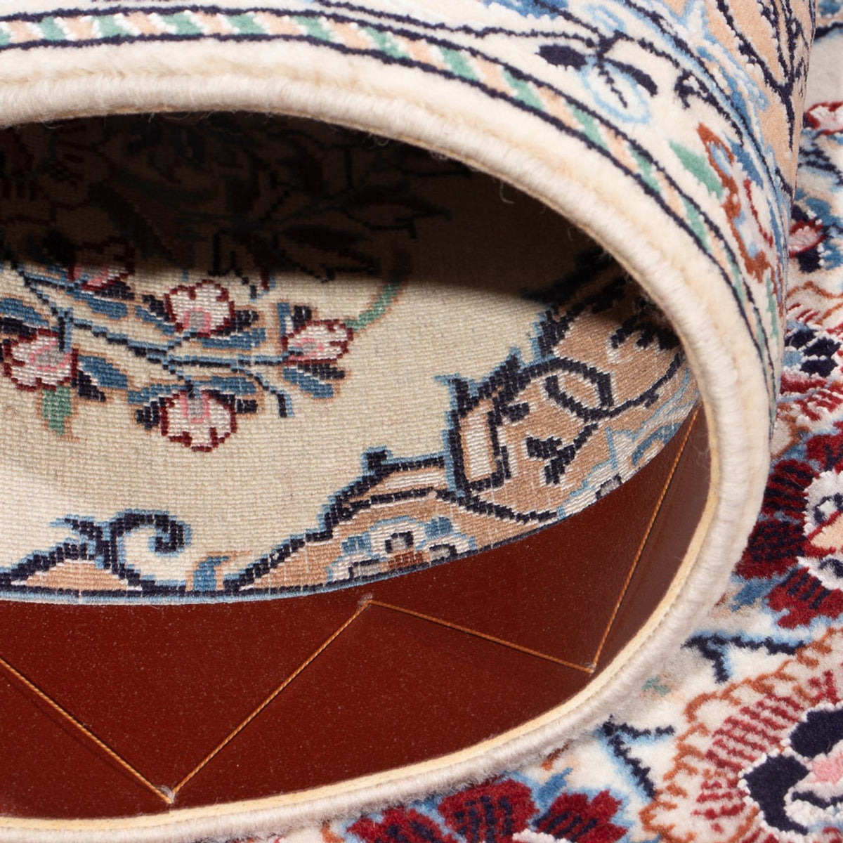 Biegacz Dywan perski - Nain - Premium - 204 x 50 cm - kremowy