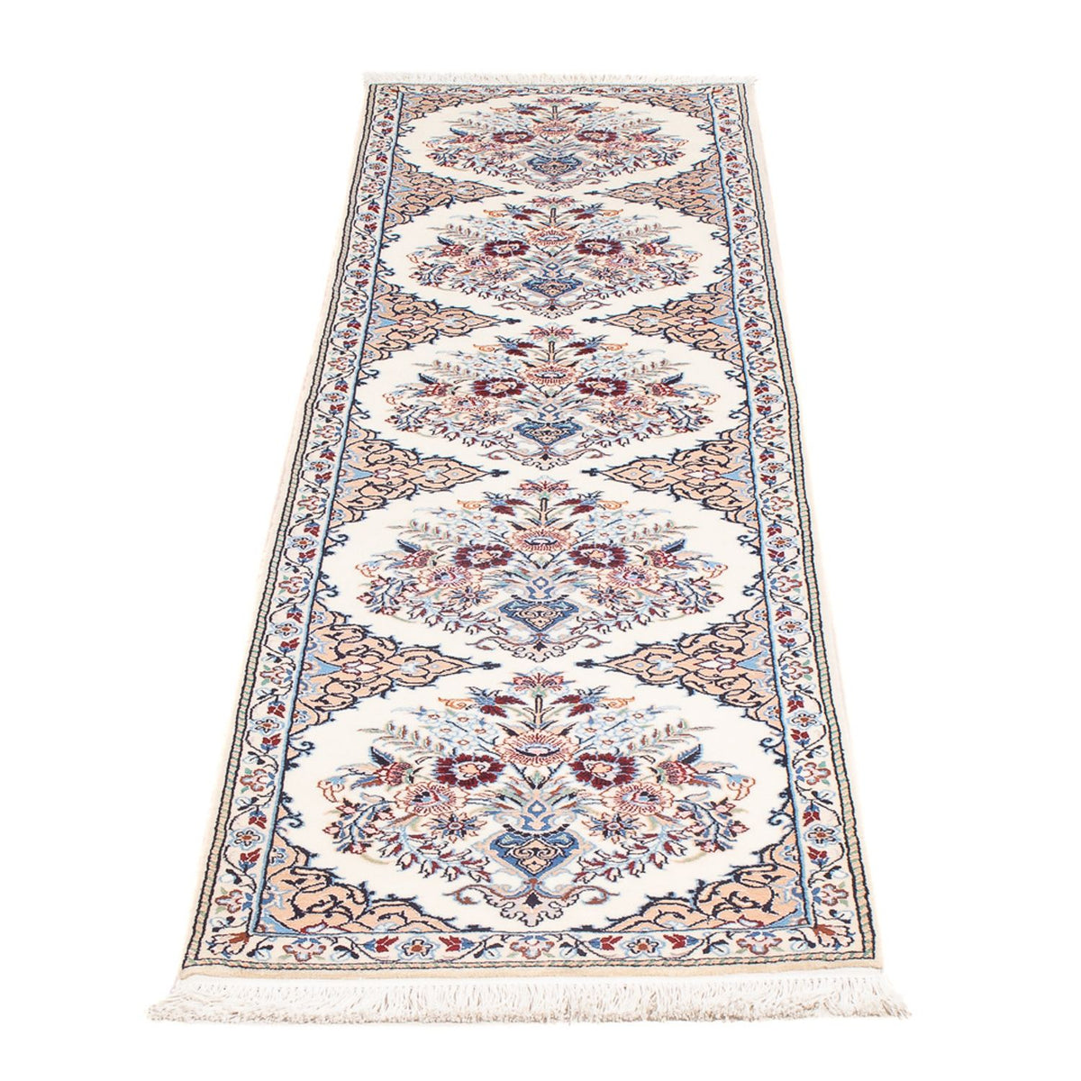 Biegacz Dywan perski - Nain - Premium - 204 x 50 cm - kremowy